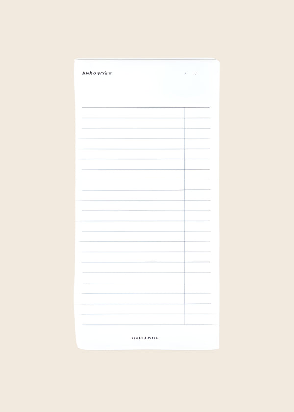 Task Overview Notepad - Bohmey Beauty